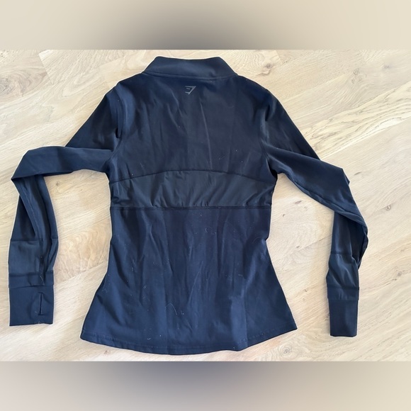 Gym shark women’s jacket with mesh detail black size medium - Picture 2 of 8